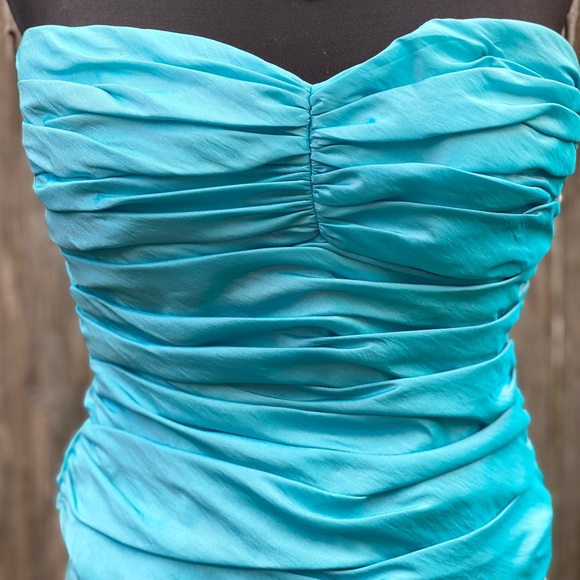 David’s Bridal 3 Piece Blue Formal Gown, 6 - Picture 2 of 11